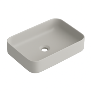 ARTISTIC BASIN 1285 50X40X13.5 STONE GREY MATT