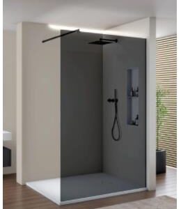 NAR6310 AQUA WALK IN 100X195 FUME BLACK