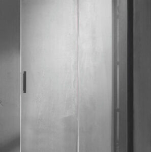 NNI6121 AQUA SLIDING 120X195 CLEAR POLISHED SILVER