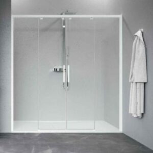 KUADRA 2 2AH 177-181 CLEAR GLASS CHROME