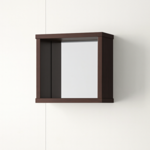 SERIE 35 FURNITURE WENGE WITH MIRROR 30X30.5X13.5 10962