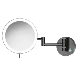 MR LED 701/AB23 MAGNIFYING MIRROR WALL BRUSHED GUN METAL