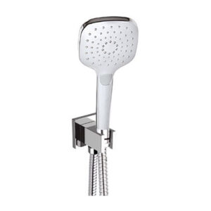 SQUARE HAND SHOWER WITH HOOK 337Q318CP CHROME