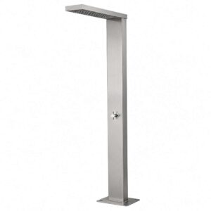 BLINK OUTDOOR SHOWER WITH BASE S9815 BRUSHED S/STEEL