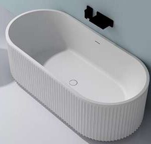 WD65210 BATH FREESTANDING WITH OVERFLOW 170X78X55 WHITE MAT