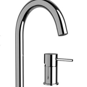 X STYLE 2HOLE BASIN MIXER X57 SHINY BRUSHED NICKEL