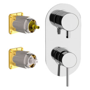 X STYLE BUILT-IN SHOWER MIXER FOR RRBOX93 MATT BLACK