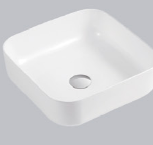 ARTISTIC BASIN 1282 38.5X38.5X13.5 MATT WHITE