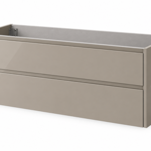 HIGHLINE WASH BASIN UNIT 120X47.2X48.5 BORAX BRILLO GLOSS LACQUER
