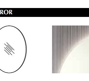 ROUNDED MIRROR 100X100X2 700034037