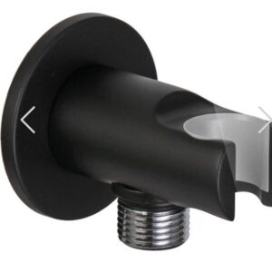 MINIMAL WATER OUTLET WITH SHOWER HOOK 337M BLACK MATT
