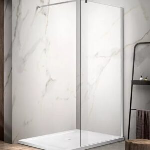NAR6310 AQUA WALK IN 90X200 CLEAR POLISHED SILVER