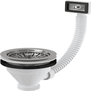 A38 SINK WASTE 6/4 S/STEEL WITH OVERFLOW