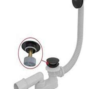 A507 BATH WASTE BLACK