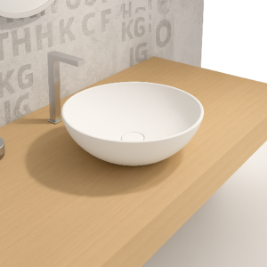 WD38499N BASIN 40X12 CREAM MARFIL