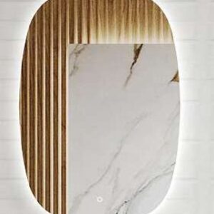 KL910880 LED MIRROR 60X3.5X90 SILVER