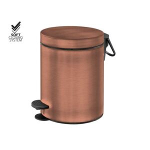 90680/A90-M26 WASTE PAPER BASKET 5LT OLD COPPER MAT