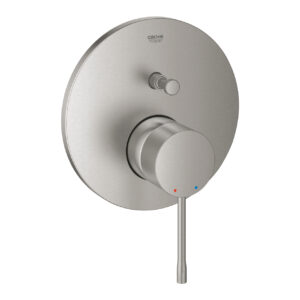 ESSENCE SINGLE-LEVER MIXER WITH 2-WAY DIVERTER 24167DC1 SUPERSTEEL