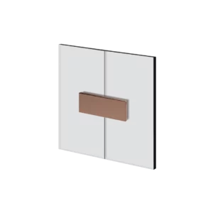 SHOWER OUTFIT DIAMANTATO WALL-GLASS CLAMP 67608-708