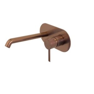 ROUND BASIN MIXER 100280860 BRUSHED COPPER
