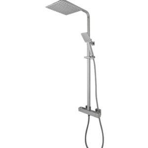 SQUARE SHOWER COLUMN 100295001 CHROME