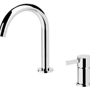 METRICA 2-HOLE BASIN MIXER MC57 VISUAL INOX