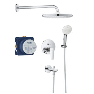 BAUEDGE CONCEALED BATH SYSTEM WITH TEMPESTA 250 CHROME