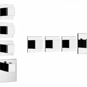 QUADRO BATH MIXER THERMOSTATIC 43206-031 3EXIT