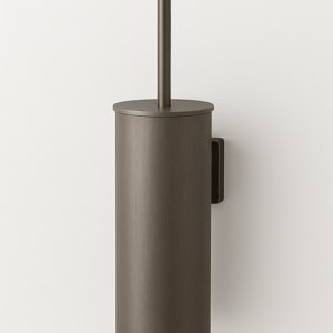 EXTRA BRUSH HOLDER WALL HEAVY TYPE 91518-PVD/05BR PVD GUN METAL BRUSHED