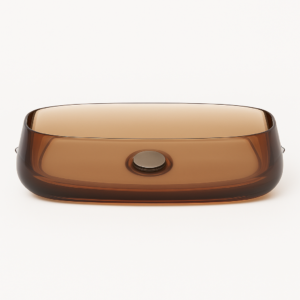 CRYSTALGLOW OVAL WASHBASIN 6203510004 58X38X14 DESSERT YELLOW