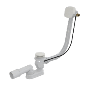 A564 BATH POP UP WASTE WITH FILLER WHITE