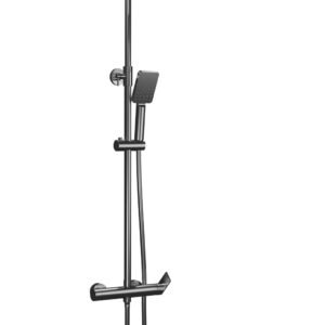 ALPHA SHOWER MIXER SET 21NITC25ALA12 GUN METAL