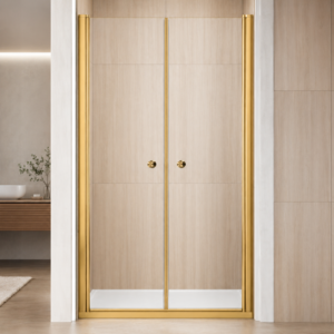 NAX6232 DOUBLE PIVOT DOOR 230X119 BRUSHED GOLD