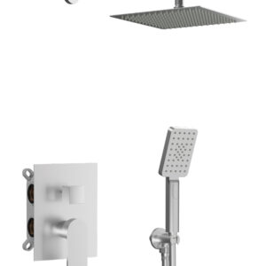 KIT ALPHA EC208 SHOWER SET 19ALPEC20811 SATIN NICKEL