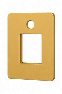 ABSOLUTE MIXER EXTERNAL PART AU09HS PVD BRUSHED GOLD