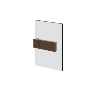 SHOWER OUTFIT DIAMANTATO WALL GLASS HINGE 67601-845