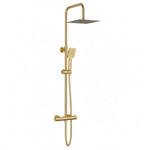 ALPHA SHOWER COLUMN 20NITC25NID09 BRUSHED GOLD