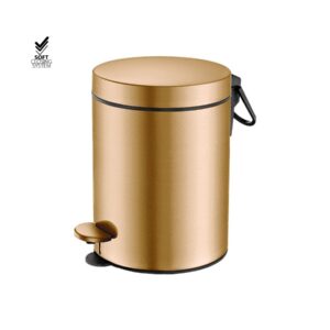 90605-PVD/01BR WASTE PAPER BASKET 5LT WARM BRONZE BRUSHED PVD