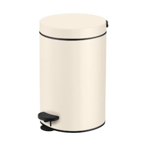 90611/M102 WASTE PAPER BASKET 12LT BEIGE MAT