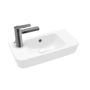 O.NOVO WALL MOUNTED BASIN 4342L5-01 50X25 WHITE ALPIN
