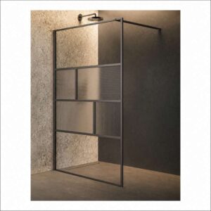 HART HC HARTHC120-N 117-118.5X200 BRUSHED BLACK CHROME