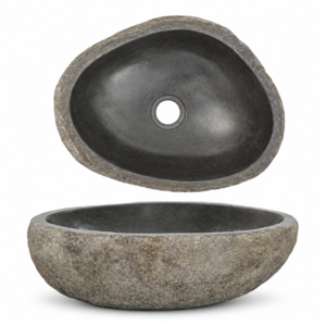 OVALE RIVERSTONE JUMBO BASIN D60X15