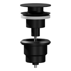 LUCK BASIN POP UP WASTE BLACK UNIVERSAL