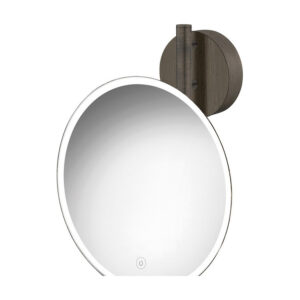 MR LED 764/DM25 WALL MOUNTED COSMETIC MIRROR DARK BRONZE MAT