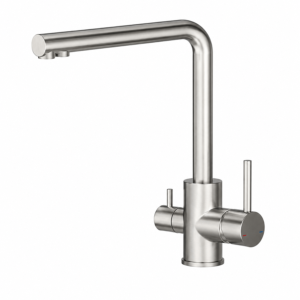 INOX DUO KITCHEN MIXER 3 WAY INOX
