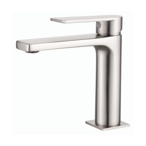 ALPHA BASIN MIXER SHORT 01ALP100NI SATIN NICKEL