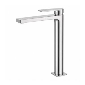 ALPHA BASIN MIXER HIGH 01ALP128NI SATIN NICKEL