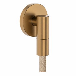 FIXFIT WALL OUTLET 28882140 ROUND BRUSHED BRONZE