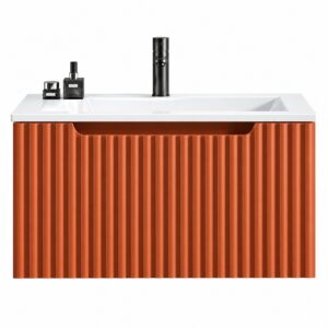 CABINET 1 DRAWER C-080 45.5X79X35 YBK-352 MAT ORANGE